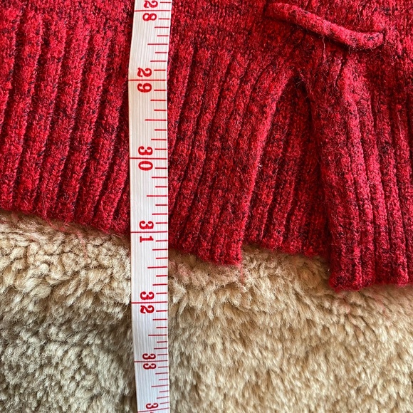 Ricki's Red Blend Tunic Sweater, Size L - Picture 7 of 11